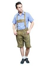 Trachten Lederhose Jack Hirschleder kurz