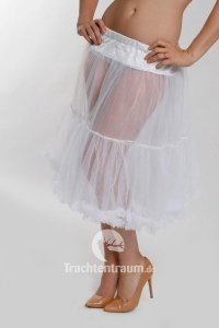 Trachten Petticoat weiß 65 cm