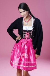 Trachten Strickjacke Anna schwarz