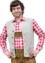 Trachten Strickweste Jonas Herren beige