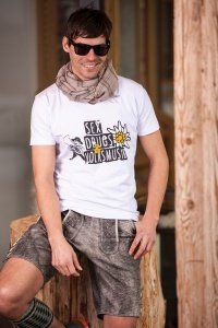 Trachten T-Shirt Hannes weiß