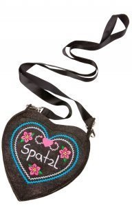 Trachten Tasche T200 Herz anthrazit Spat