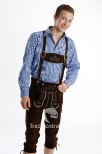 Trachtenset Kniebund blau