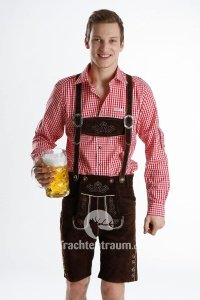 Trachtenset Kurz rot