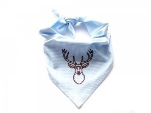 Trachtentuch / Trachten Halstuch hellbla