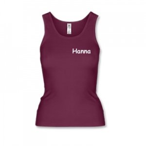 Trägershirt Damen personalisiert