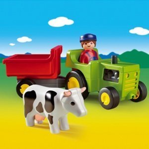 Traktor mit Anhänger 6715