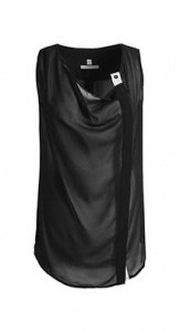 Transparentes Chiffon-Top