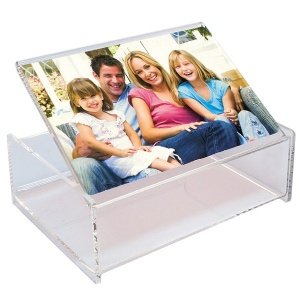 Transparentes Kästchen *mit Foto*