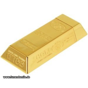 Travel Aschenbecher Goldbarren