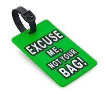 Travel Koffer Tag grün