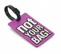 Travel Koffer Tag lila