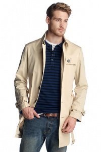 Trench aus Baumwolltwill