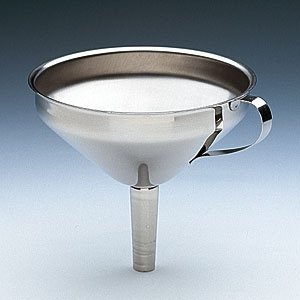 Trichter aus Edelstahl, 10 cm