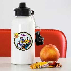 Trinkflasche *Bunter Bagger* (Motiv 056)