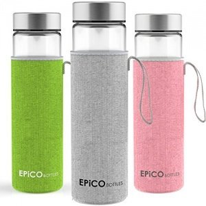 Trinkflasche Glas EPiCO