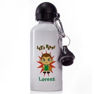 Trinkflasche mit Manga-Aufdruck *Basketb