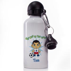 Trinkflasche mit Manga-Aufdruck *Fußball