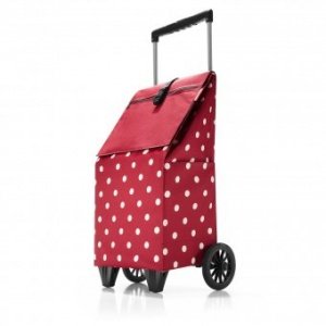 Trolley closed ruby dots