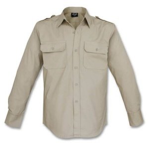 Tropenhemd Langarm RipStop beige