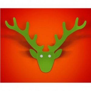 Trophäe Mini Garderobe grün 499c von Rad