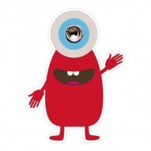 T?rspion-Sticker Monster