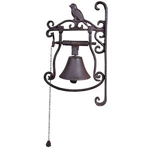 Tür-Glocke mit Vogel-Figur für die Wand 