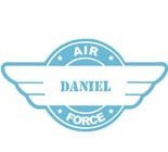 Türaufkleber (M) airforce