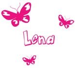 Türaufkleber (S) butterfly