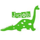 Türaufkleber (S) dino