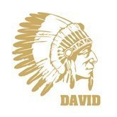 Türaufkleber (S) indian