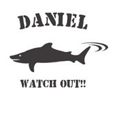 Türaufkleber (S) shark