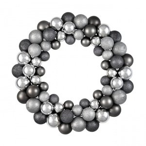 Türkranz Multicolour silber, schwarz