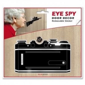 Türspion-Sticker Eye Spy Camera