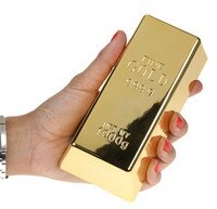 Türstopper Goldbarren