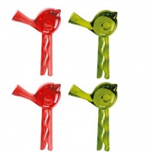 Tütenclip Pi:p 4er Set oliv/himbeer