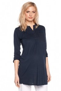 Tunika aus Jersey + Stoff