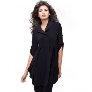 Tunikabluse Charlize, schwarz