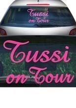 Tussi on Tour Aufkleber Heckscheibe