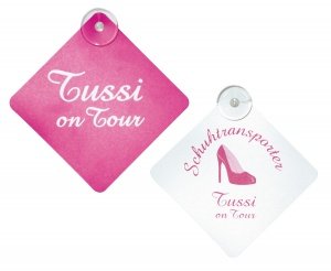 Tussi on Tour Autoplakette