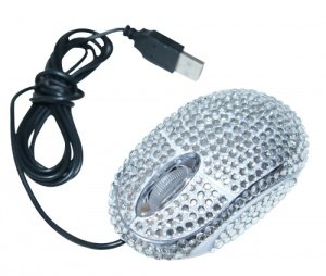 Tussi on Tour - Computermaus mit Strasss