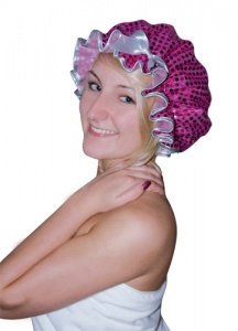 Tussi on Tour – Duschhaube mit silberner