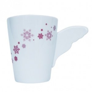 Tussi on Tour - Flügeltasse Schneeflocke