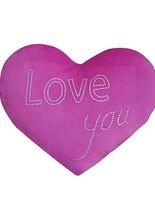 Tussi on Tour Heart Pillow Rhinestones