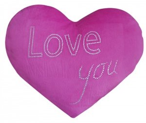 Tussi on Tour - Herzkissen mit Strass