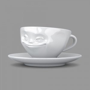 TV Tassen TV Espresso Tasse mit Henkel w