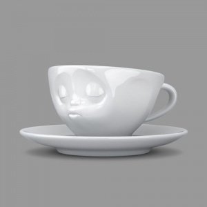 TV Tassen TV Espresso Tasse mit Henkel w