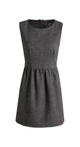Tweed-Kleid mit Zipper