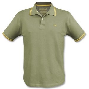Twin Stripe Polo oliv
