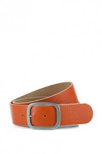 Überfärbter Glattledergürtel